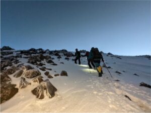 Aufstieg zum Gipfel des Ararat