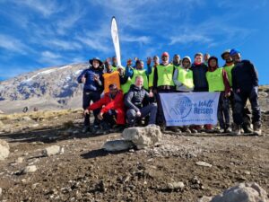 Kilimanjaro Gruppe beim Aufstieg