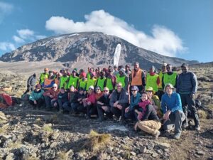 Kilimanjaro Gruppe und Guide