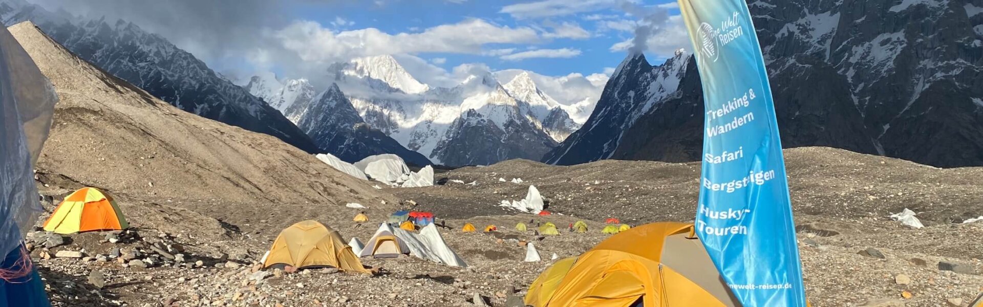 Camps auf dem K2 Basecamp Trek
