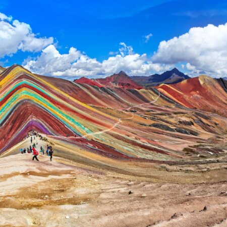 Klima und Reisezeit für Peru, Regenbogenberge