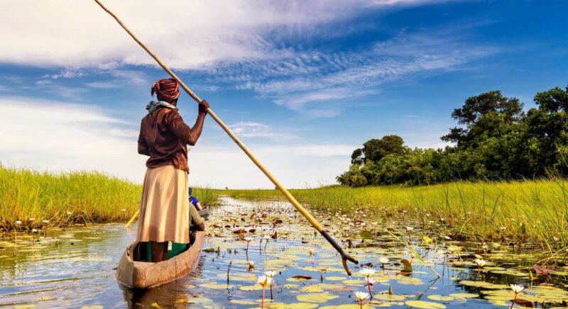 Okavango Delta in Botswana