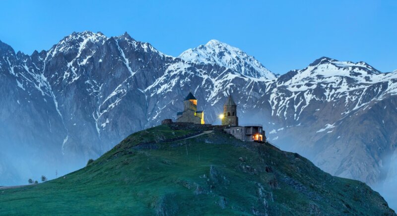 Sehenswürdigkeiten Georgien Gergeti