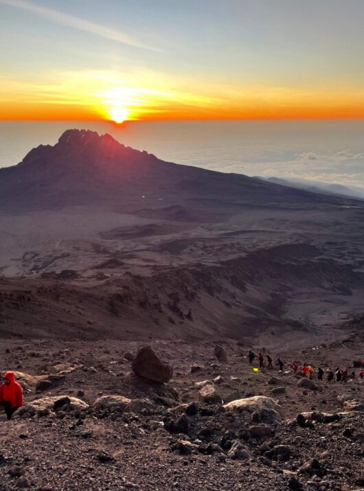Sonnenaufgang am Kilimanjaro
