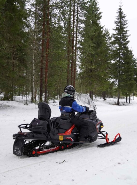 Motorschlitten Finnland Rovaniemi