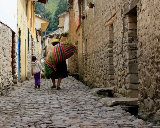 Ollantaytambo Einheimische