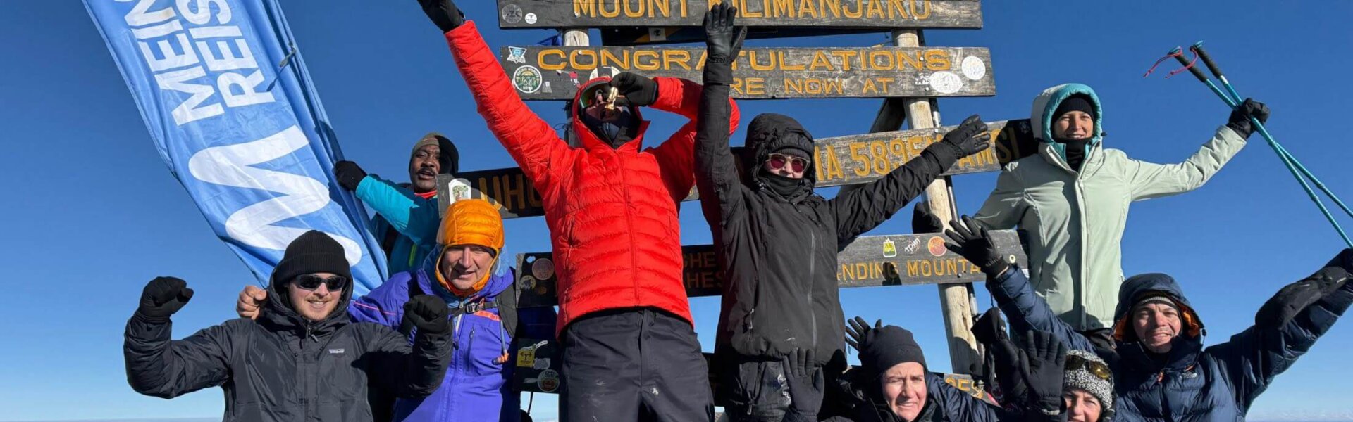 Kilimanjaro Besteigung Meine Welt Reisen gipfel