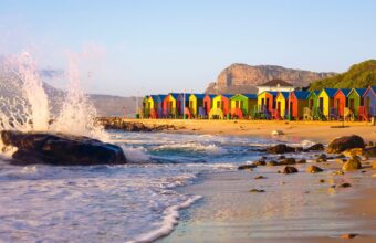 Blick an Südafrikas Strand