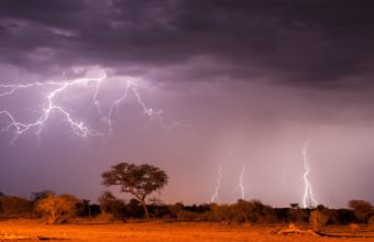 Gewitter in Südafrika