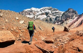 leichter Aufstieg am Aconcagua