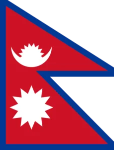 nepal informationen flagge