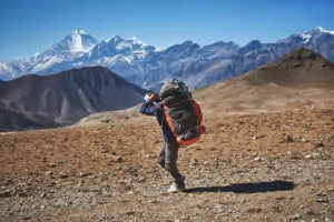 Nepal Träger
