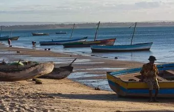 Boote Madagaaskar Strand